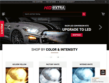 Tablet Screenshot of hidextra.com